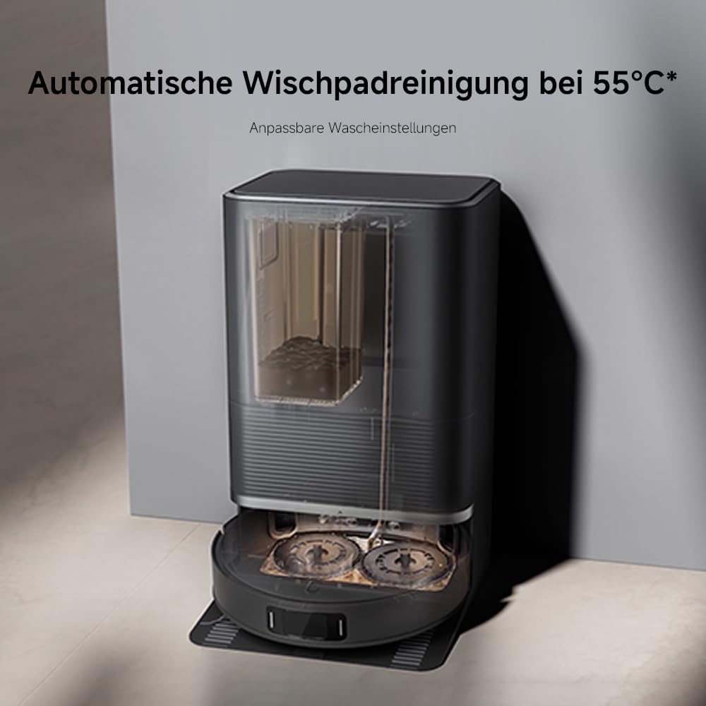 Xiaomi Robot Vacuum X20 Pro – 7000 Pa Saugleistung, duales Moppsystem, 75 Tage Staubbehälterkapazität, 4 Reinigungsmodi und 5200mAh Akku für eine gründliche und smarte Reinigung im Haushalt