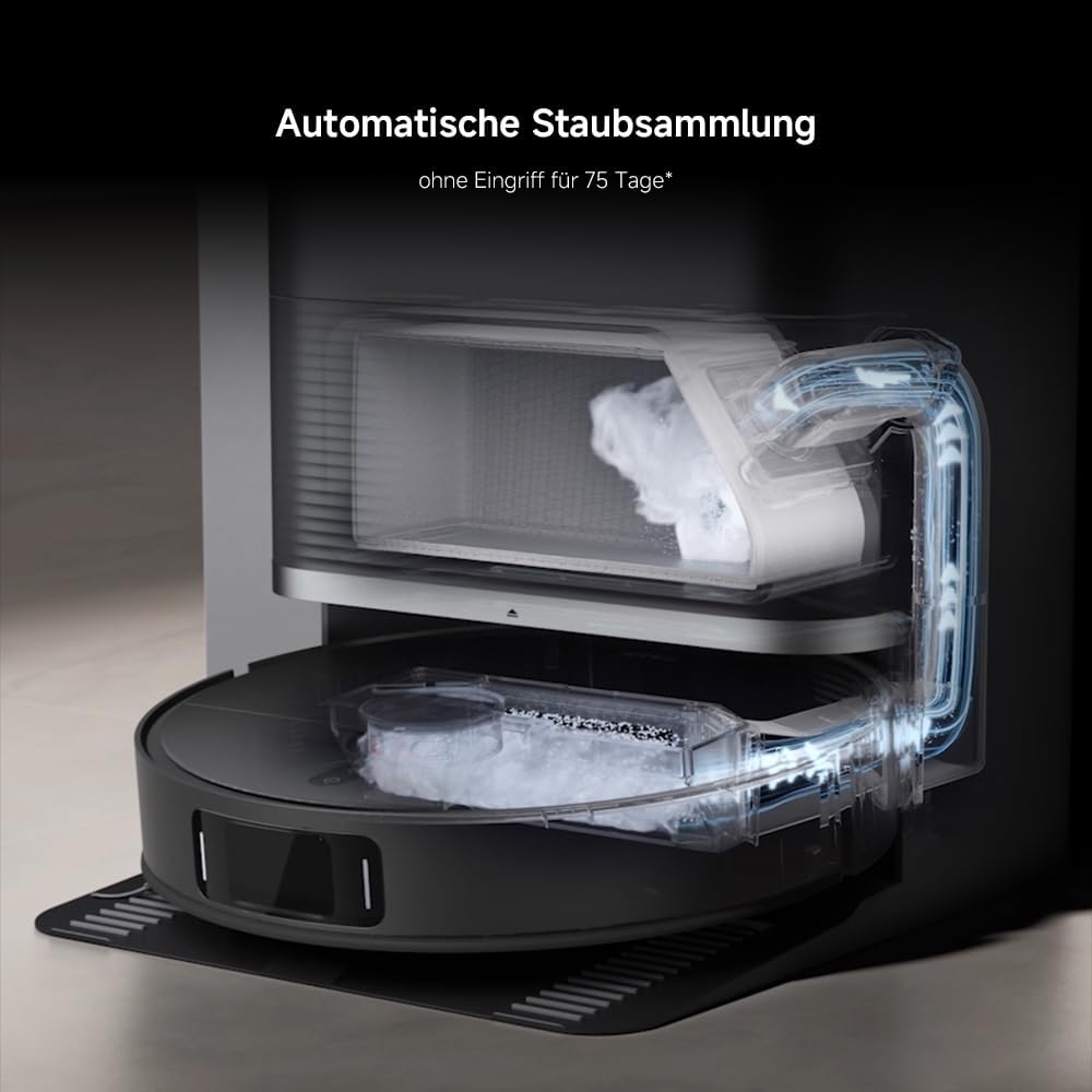 Xiaomi Robot Vacuum X20 Pro – 7000 Pa Saugleistung, duales Moppsystem, 75 Tage Staubbehälterkapazität, 4 Reinigungsmodi und 5200mAh Akku für eine gründliche und smarte Reinigung im Haushalt