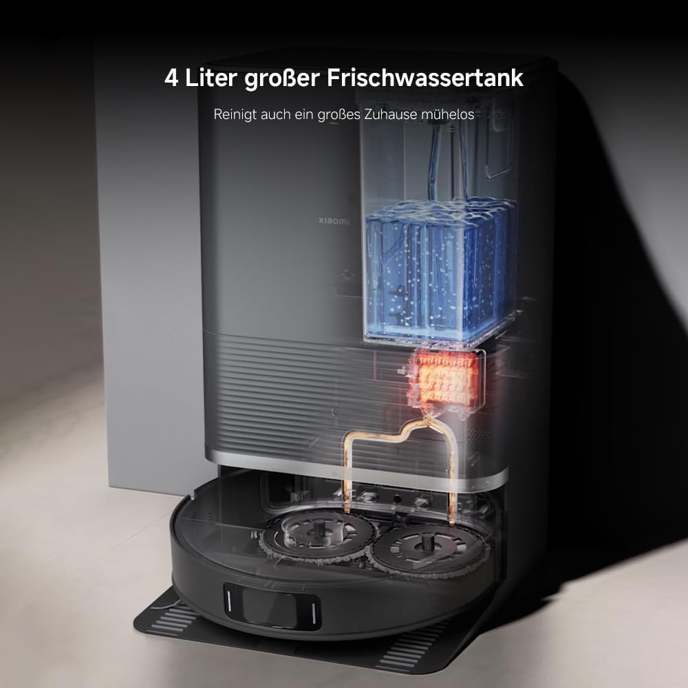 Xiaomi Robot Vacuum X20 Pro – 7000 Pa Saugleistung, duales Moppsystem, 75 Tage Staubbehälterkapazität, 4 Reinigungsmodi und 5200mAh Akku für eine gründliche und smarte Reinigung im Haushalt