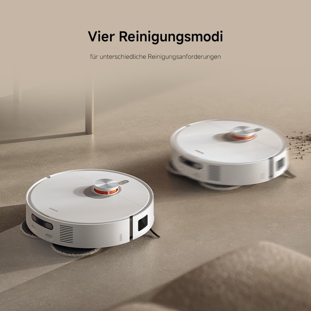 Xiaomi Robot Vacuum X20 Pro – 7000 Pa Saugleistung, duales Moppsystem, 75 Tage Staubbehälterkapazität, 4 Reinigungsmodi und 5200mAh Akku für eine gründliche und smarte Reinigung im Haushalt