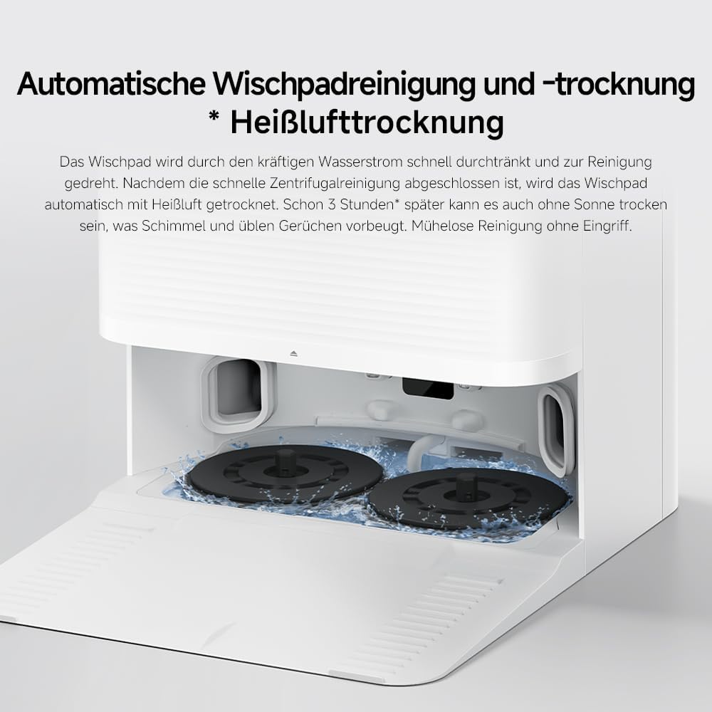 Xiaomi Robot Vacuum X20 Pro – 7000 Pa Saugleistung, duales Moppsystem, 75 Tage Staubbehälterkapazität, 4 Reinigungsmodi und 5200mAh Akku für eine gründliche und smarte Reinigung im Haushalt