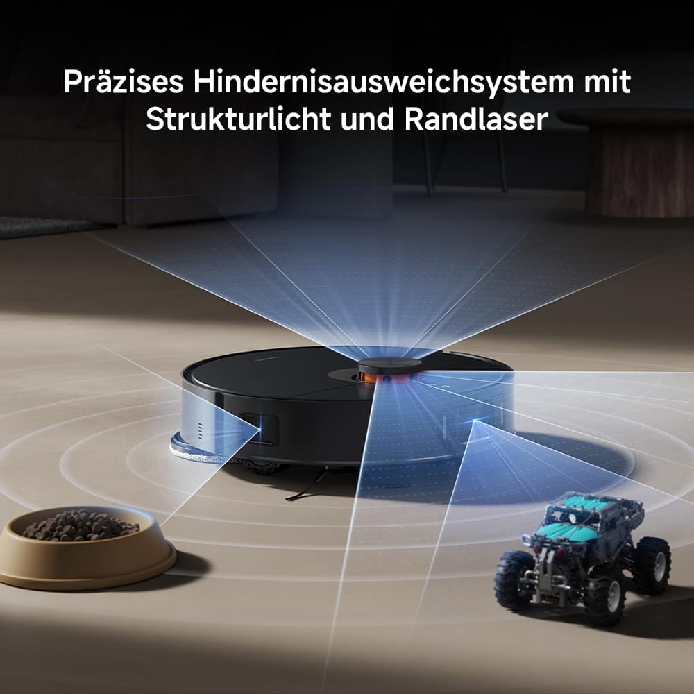 Xiaomi Robot Vacuum X20 Pro – 7000 Pa Saugleistung, duales Moppsystem, 75 Tage Staubbehälterkapazität, 4 Reinigungsmodi und 5200mAh Akku für eine gründliche und smarte Reinigung im Haushalt