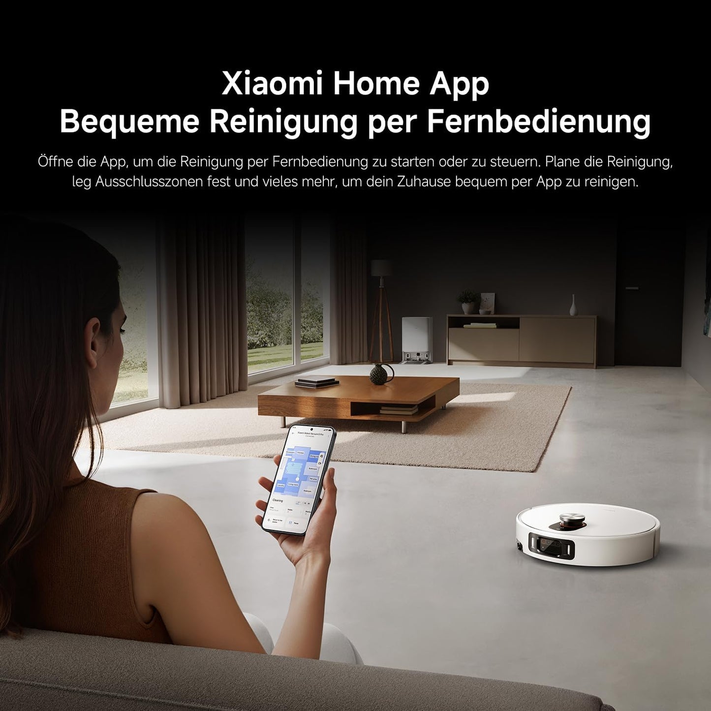 Xiaomi Robot Vacuum X20 Pro – 7000 Pa Saugleistung, duales Moppsystem, 75 Tage Staubbehälterkapazität, 4 Reinigungsmodi und 5200mAh Akku für eine gründliche und smarte Reinigung im Haushalt