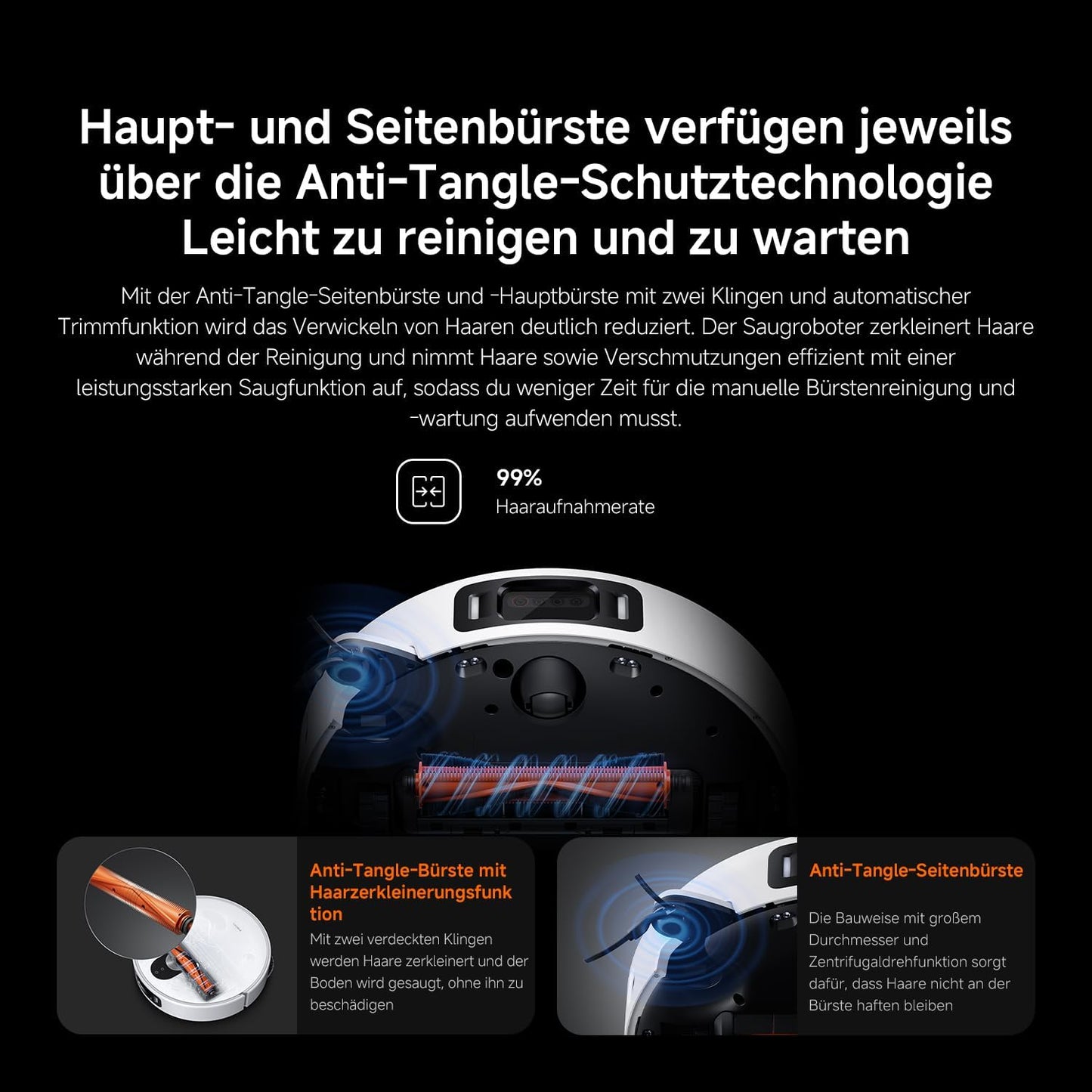 Xiaomi Robot Vacuum X20 Pro – 7000 Pa Saugleistung, duales Moppsystem, 75 Tage Staubbehälterkapazität, 4 Reinigungsmodi und 5200mAh Akku für eine gründliche und smarte Reinigung im Haushalt