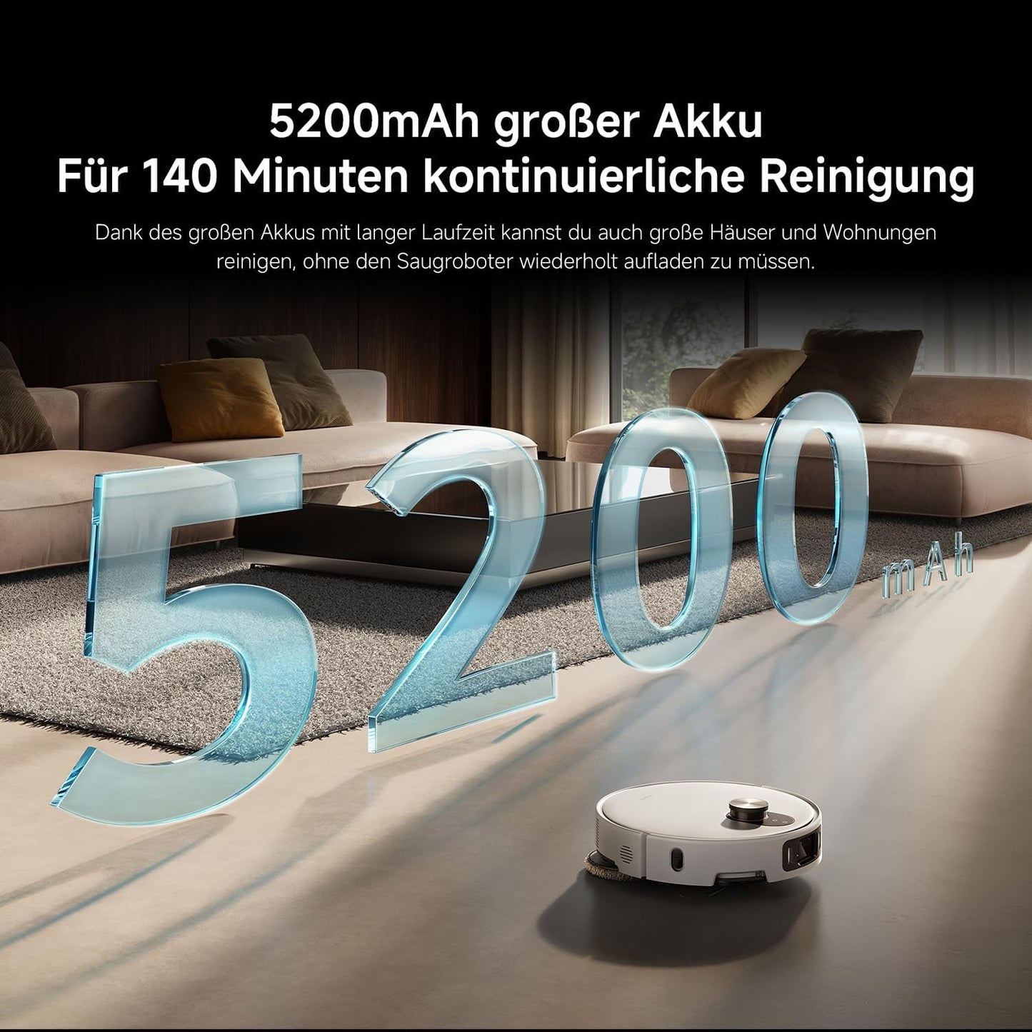 Xiaomi Robot Vacuum X20 Pro – 7000 Pa Saugleistung, duales Moppsystem, 75 Tage Staubbehälterkapazität, 4 Reinigungsmodi und 5200mAh Akku für eine gründliche und smarte Reinigung im Haushalt