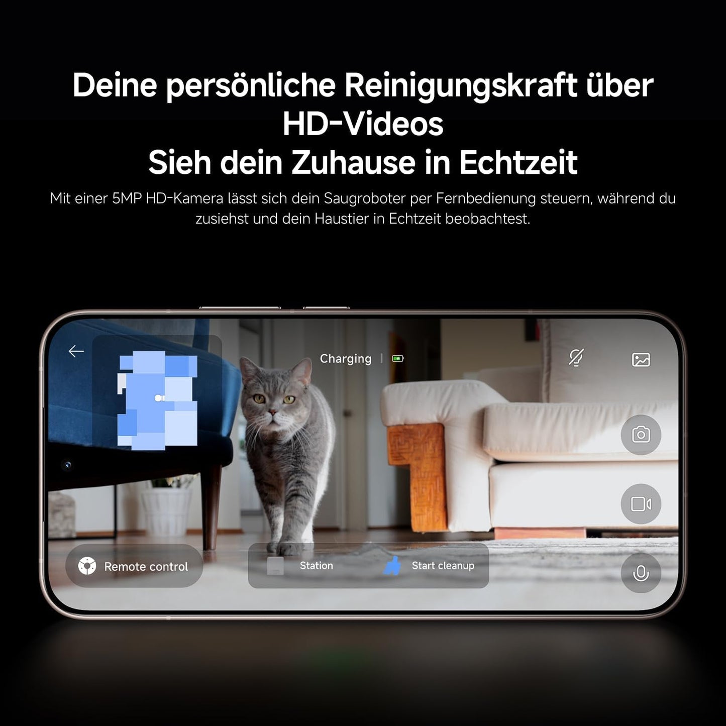 Xiaomi Robot Vacuum X20 Pro – 7000 Pa Saugleistung, duales Moppsystem, 75 Tage Staubbehälterkapazität, 4 Reinigungsmodi und 5200mAh Akku für eine gründliche und smarte Reinigung im Haushalt