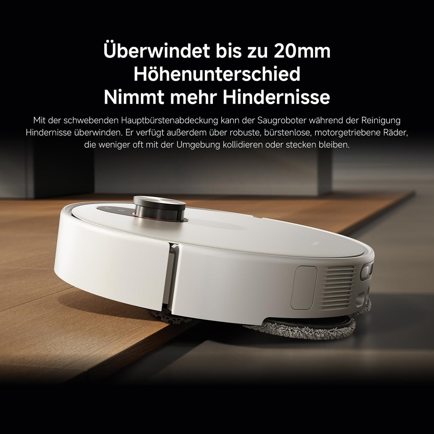 Xiaomi Robot Vacuum X20 Pro – 7000 Pa Saugleistung, duales Moppsystem, 75 Tage Staubbehälterkapazität, 4 Reinigungsmodi und 5200mAh Akku für eine gründliche und smarte Reinigung im Haushalt